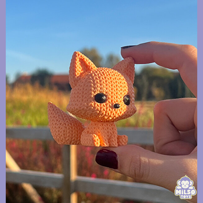 Sürpriz Kutu Örgü Dokulu Hayvan Figürü - 10 Adet