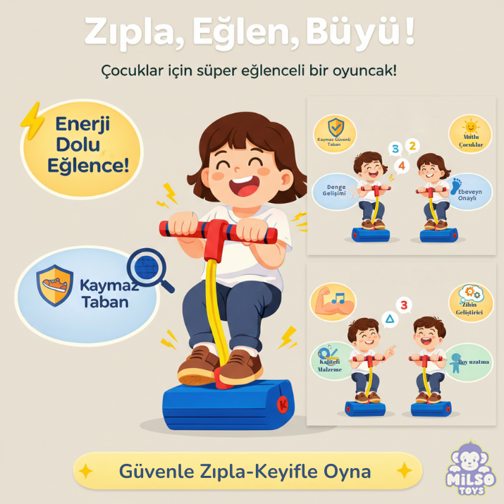 Boy Uzatan Zıplama Oyuncağı