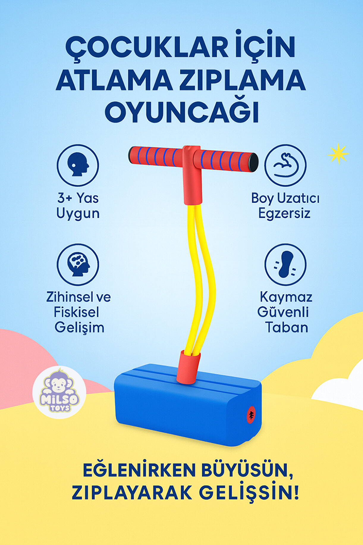 Boy Uzatan Zıplama Oyuncağı