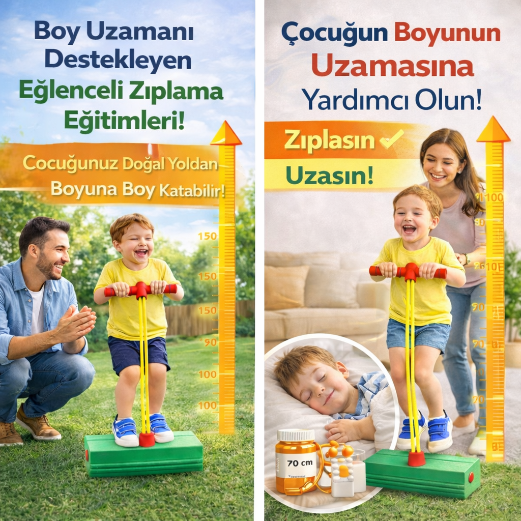 Boy Uzatan Zıplama Oyuncağı